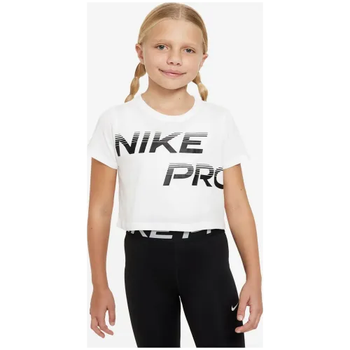 Nike Dri-Fit Cotton Sport Essential+ Cropped Mädchen weiß