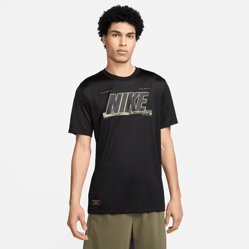 Nike Dri-FIT Fitness-T-Shirt für Herren - Schwarz