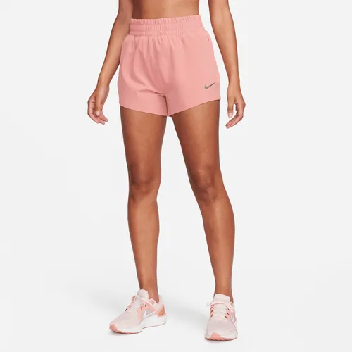 Nike Dri-FIT Running Division Damen-Laufshorts mit Futter, hohem Taillenbund und Taschen (ca. 7,5 cm) - Pink