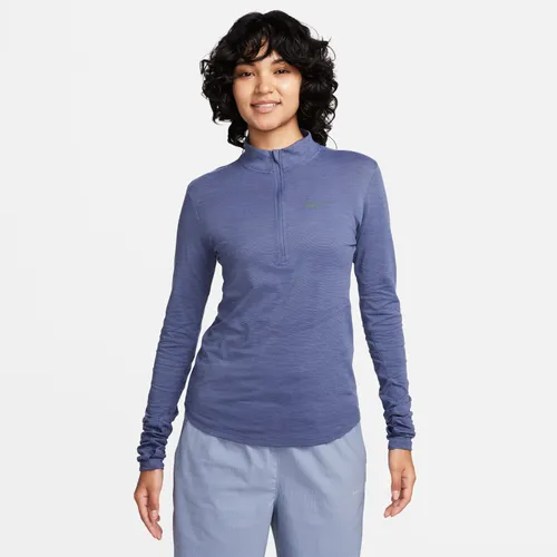Nike Dri-FIT Swift Lauf-Longsleeve aus Wolle für Damen - Blau