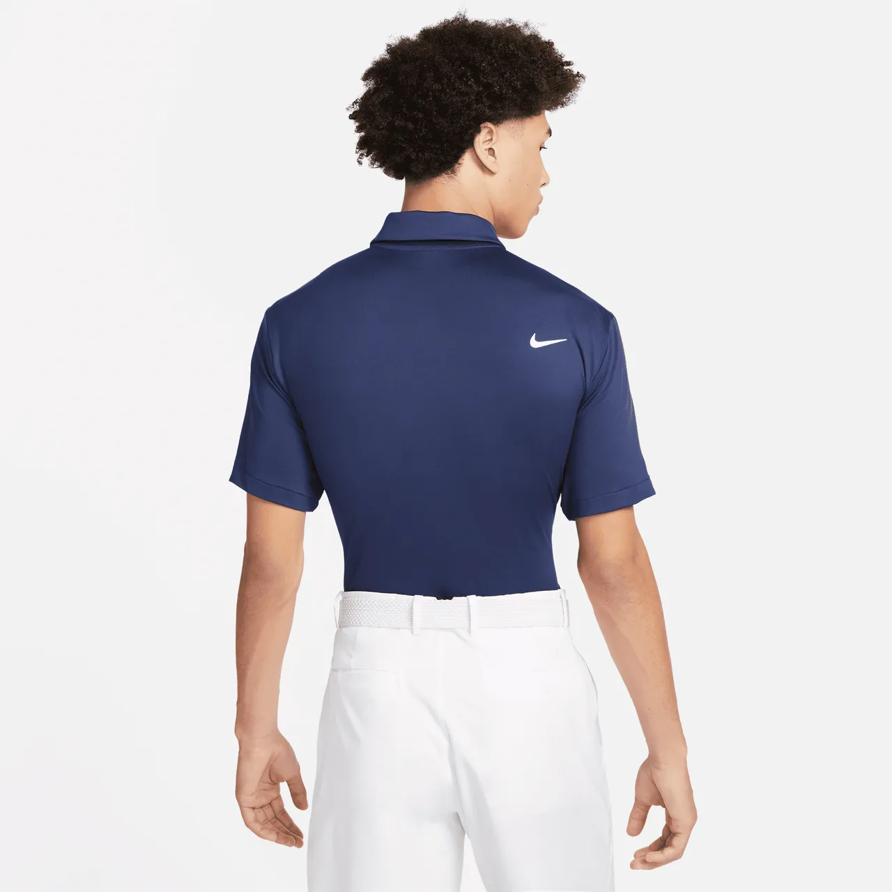 Nike Dri-FIT Tour einfarbiges Golf-Poloshirt für Herren - Blau