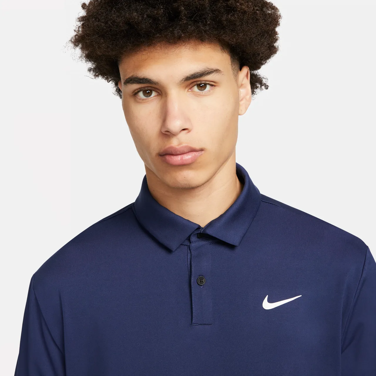 Nike Dri-FIT Tour einfarbiges Golf-Poloshirt für Herren - Blau