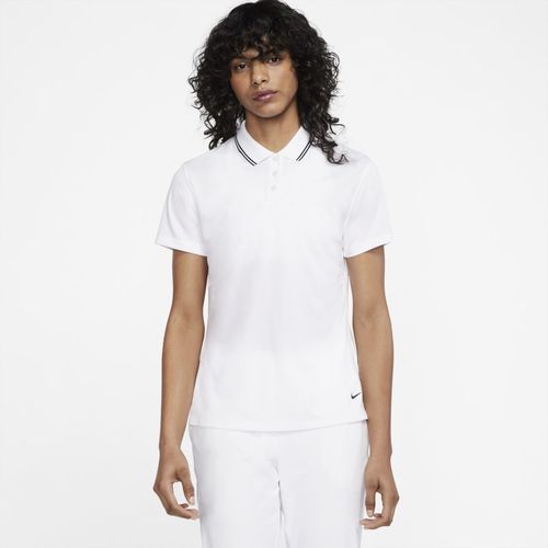 Nike Dri-FIT Victory Golf-Poloshirt für Damen - Weiß