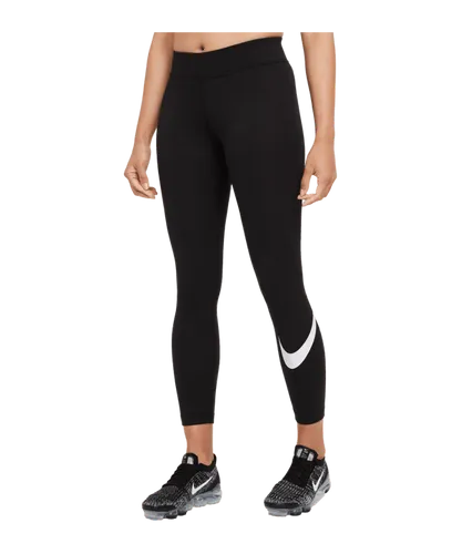 Nike Essentials Swoosh Leggings Damen Schwarz F010