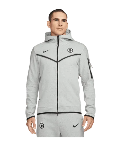 Nike FC Chelsea London Kapuzenjacke Grau F034
