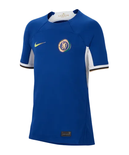 Nike FC Chelsea London Trikot Home 2023/2024 Kids Blau Weiss Gold F496