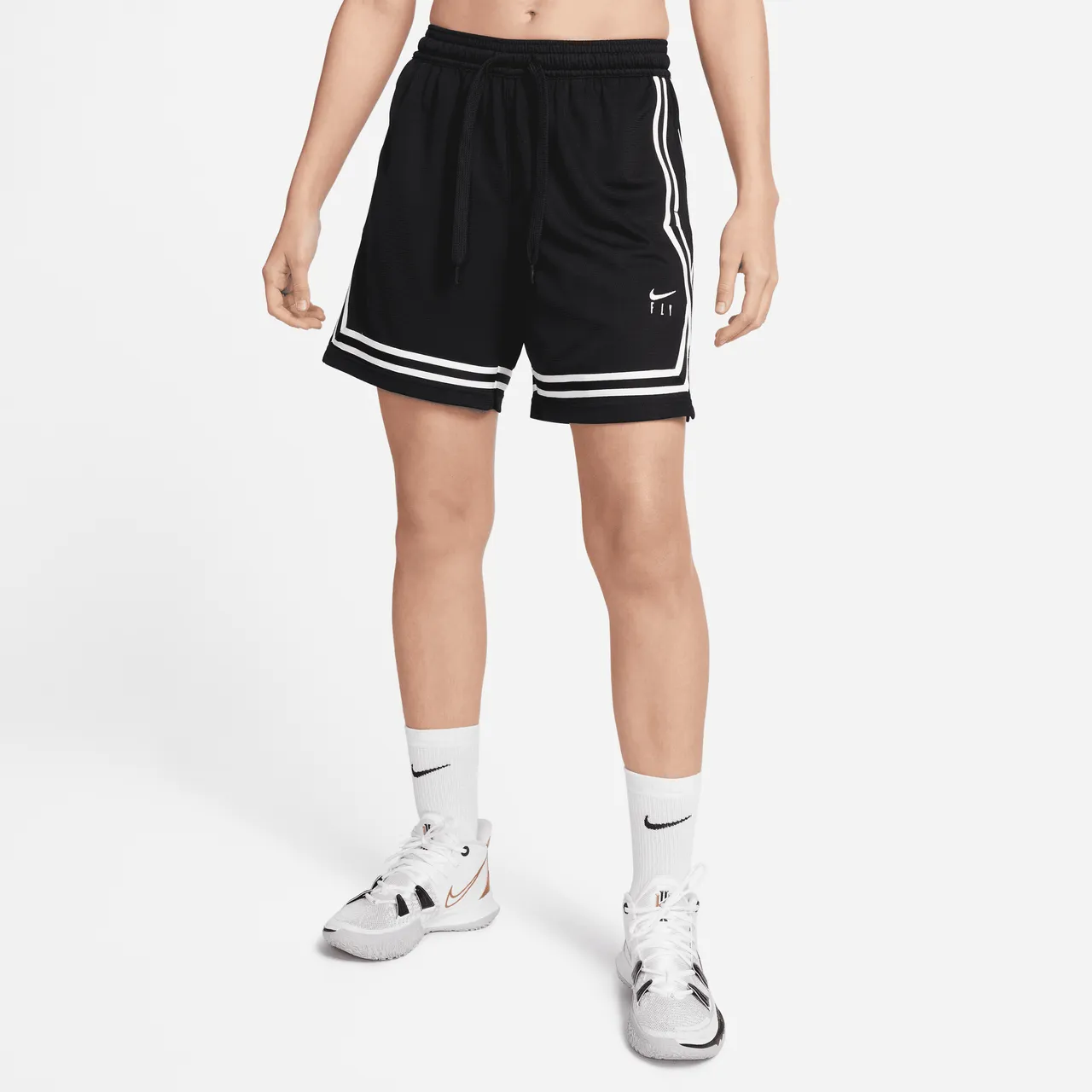 Nike Fly Crossover Damen-Basketballshorts - Schwarz
