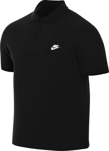 Nike FN3894-010 Club Polo Shirt Herren Black/White Größe