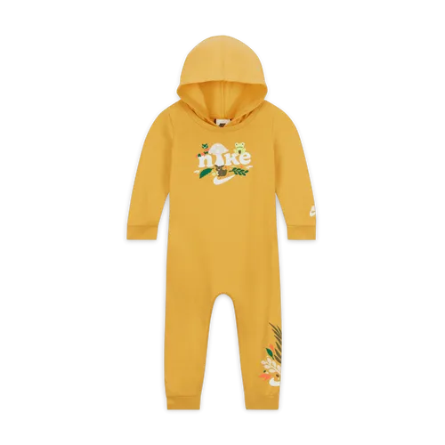 Nike Forest Foragers Overall ohne Fußwärmer und mit Kapuze für Babys (12–24 M) - Gelb
