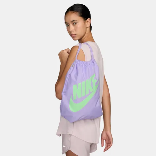 Nike Heritage Tasche mit Kordelzug (13 l) - Lila