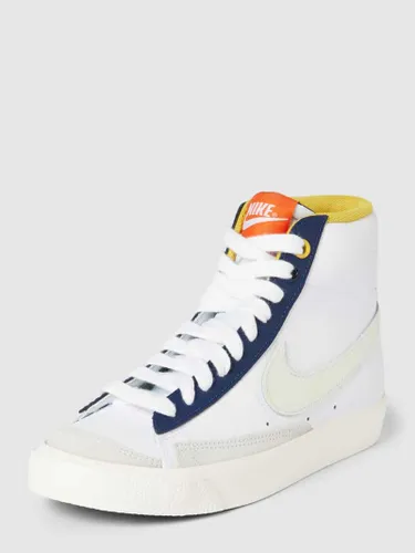 Nike High Top Sneaker aus Leder mit Label-Details Modell 'BLAZER' in Weiss