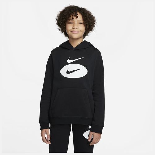 Nike Hoodie NSW Core - Schwarz/Smoke Grau/Weiß Kinder