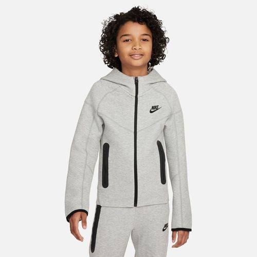 Nike Hoodie NSW Tech Fleece 2023 - Grau/Schwarz Kinder