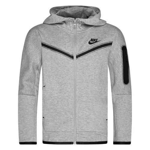 Nike Hoodie NSW Tech Fleece - Grau/Schwarz Kinder