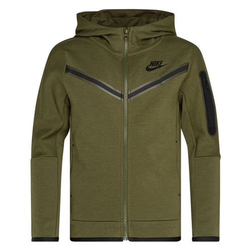 Nike Hoodie NSW Tech Fleece - Grün/Schwarz Kinder