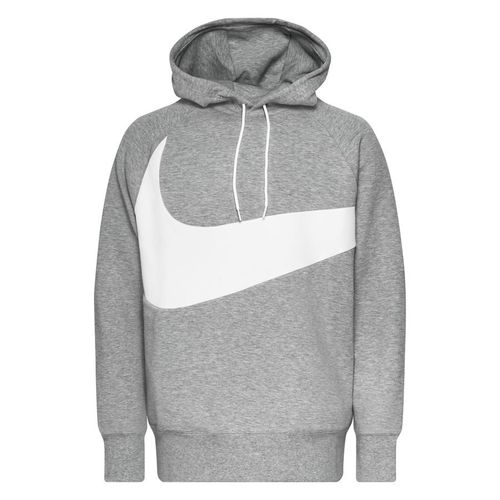 Nike Hoodie Sportswear Swoosh Tech Fleece - Grau/Weiß