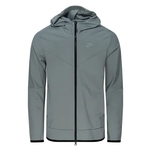 Nike Hoodie Tech Fleece Essentials Full Zip Lightweight - Grün/Schwarz