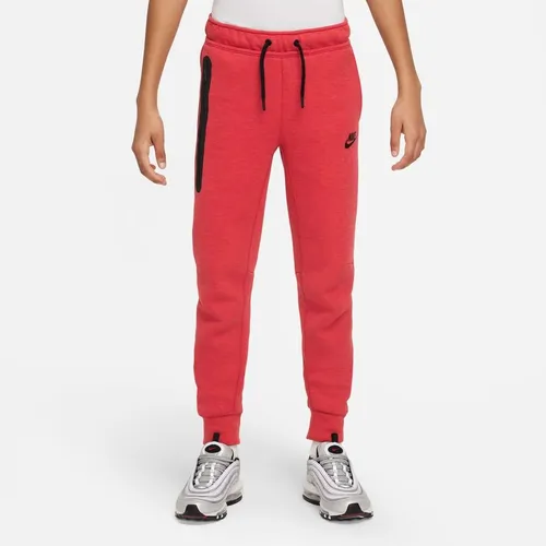 Nike Jogginghose NSW Tech Fleece 24 - Rot/Schwarz Kinder