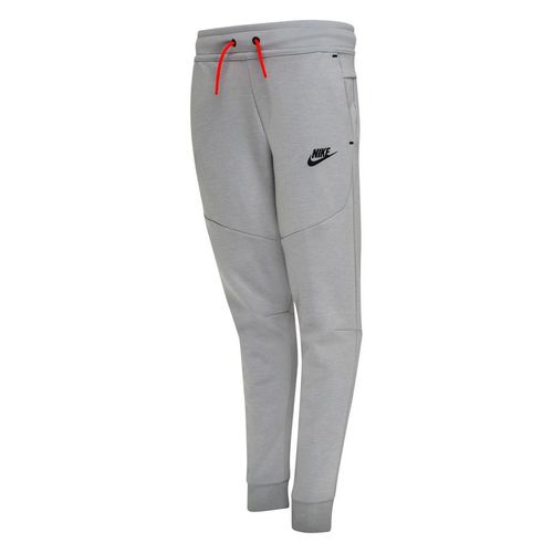 Nike Jogginghose NSW Tech Fleece - Smoke Grau/Rot/Schwarz Kinder