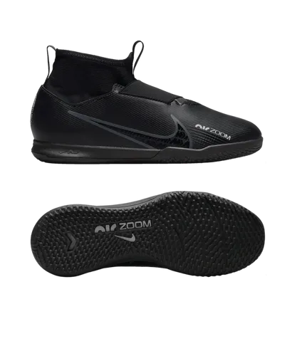 Nike Jr Air Zoom Mercurial Superfly IX Shadow Academy IC Kids Schwarz Grau F001