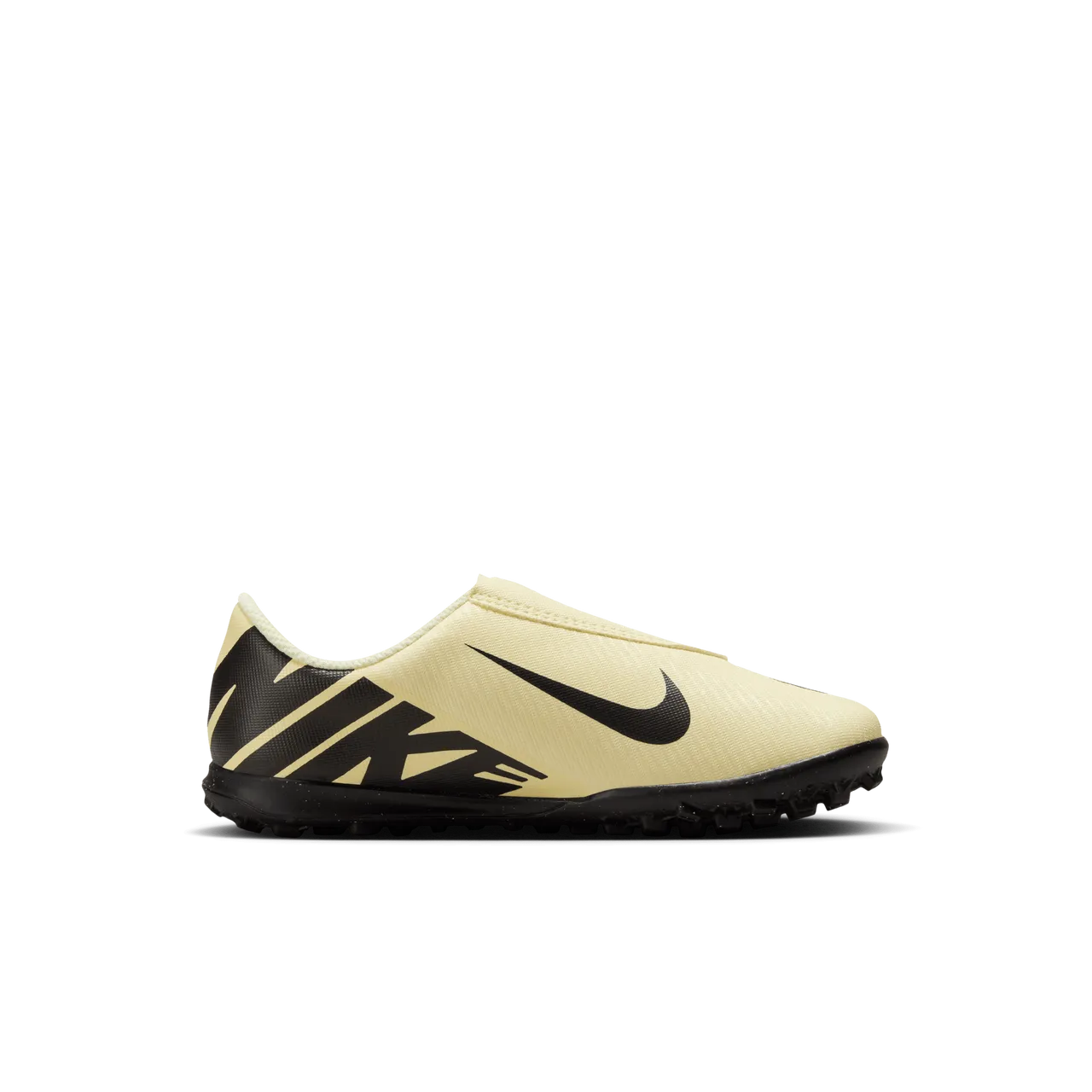 Nike Jr. Mercurial Vapor 15 Club Low-Top-Fußballschuh für Turf für jüngere Kinder - Gelb