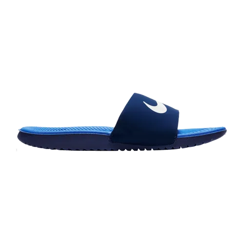 Nike Kawa Slide GS/PS Kinder Slipper schwarz für Kinder, blau