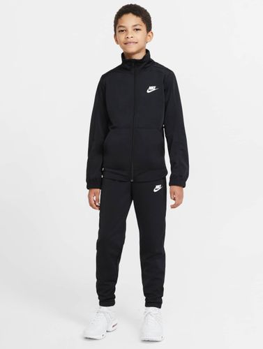 Nike Kinder Anzug Poly in schwarz