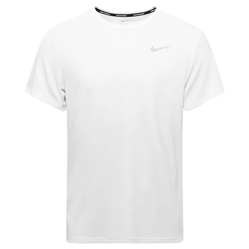 Nike Lauf T-Shirt Dri-FIT UV Miller - Weiß/Silber