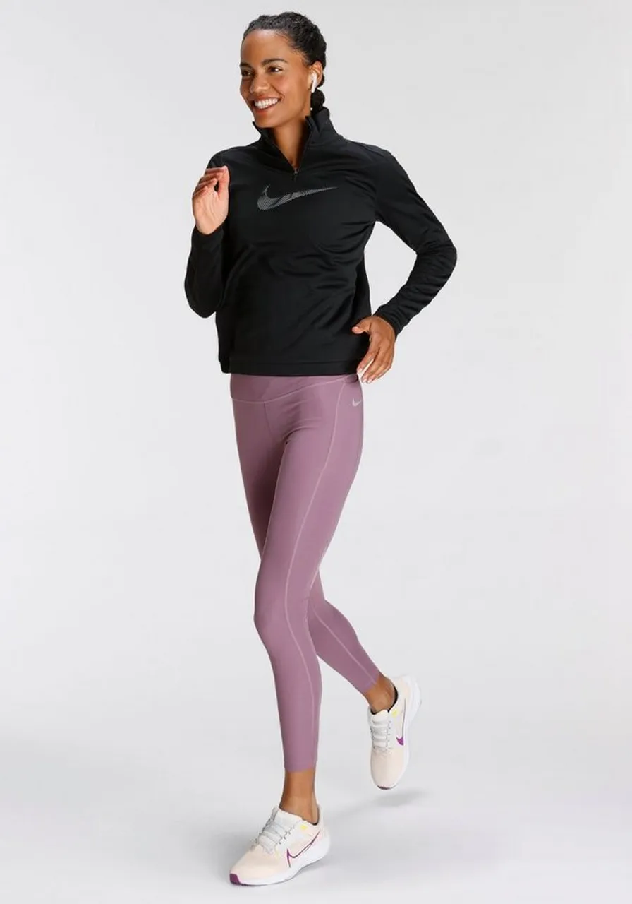 Nike Laufshirt DRI-FIT SWOOSH WOMEN'S 1/-ZIP RUNNING TOP