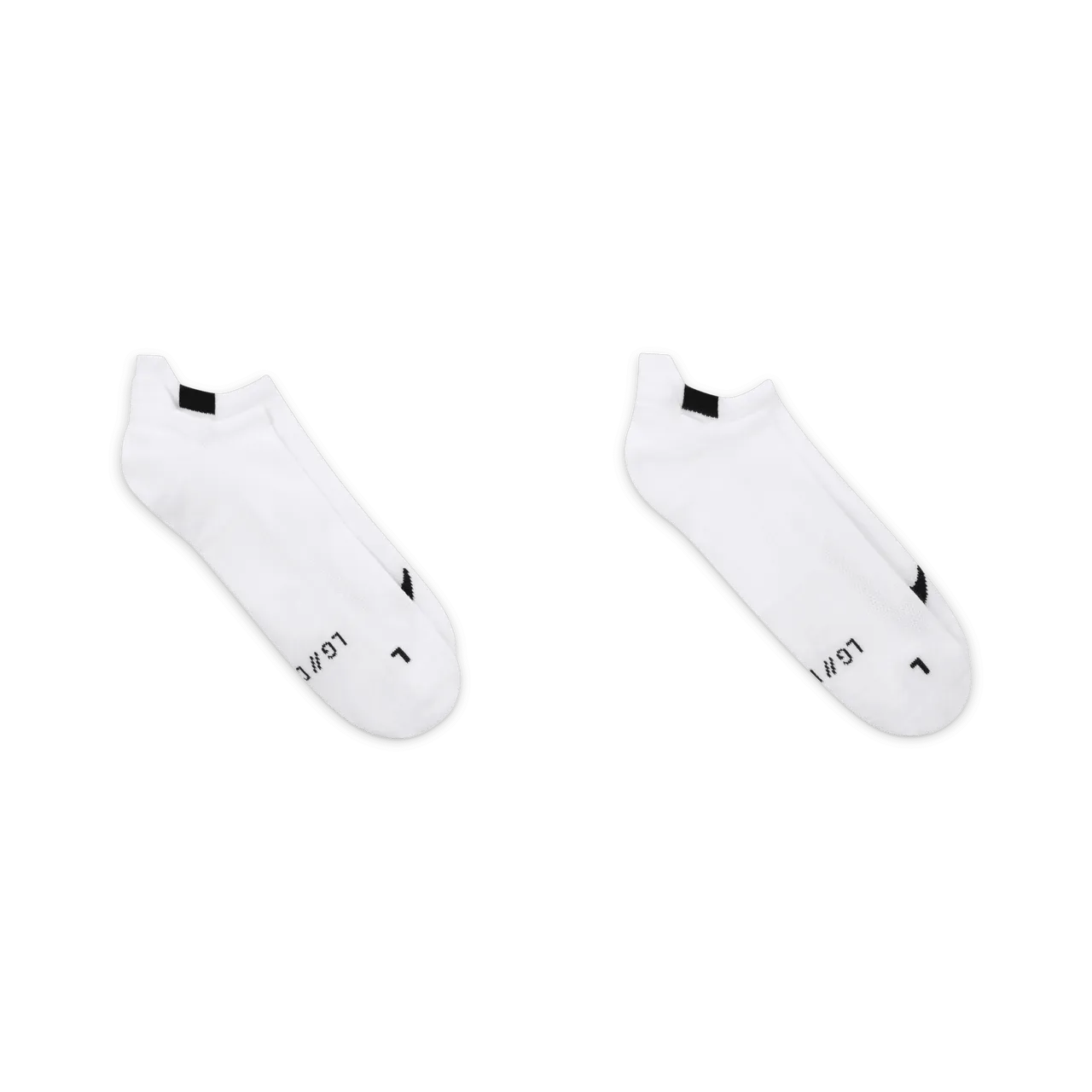 Nike Multiplier Running No-Show-Laufsocken (2 Paar) - Weiß