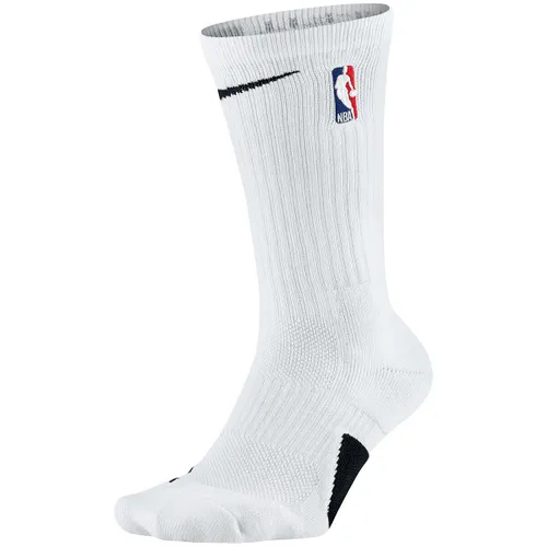Nike NBA Nike Elite Crew Socks, Weiß/schwarz S