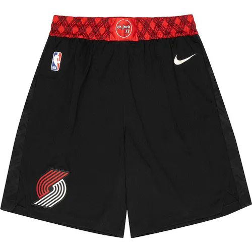 Nike NBA Portland Trailblazers Dri-fit City Edition Swingman Shorts, Schwarz/natural/weiß S