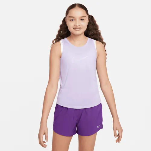 Nike One Dri-FIT Trainings-Tanktop für ältere Kinder (Mädchen) - Lila