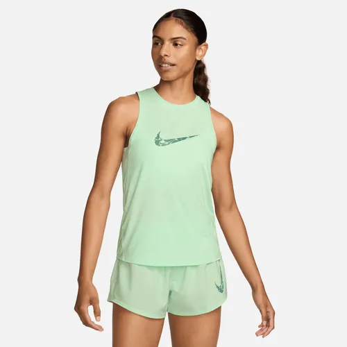 Nike One Lauf-Tanktop mit Grafik für Damen - Grün