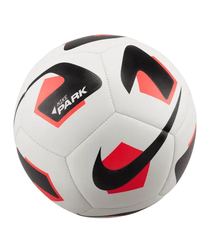 Nike Park Trainingsball Weiss Rot F100