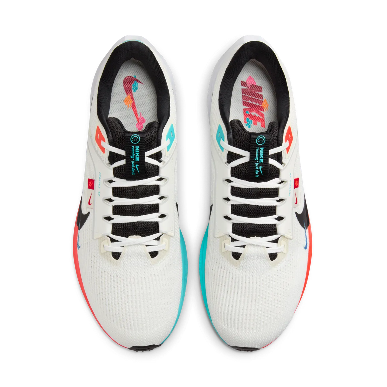 Nike Pegasus 40 Herren-Straßenlaufschuh - Weiß