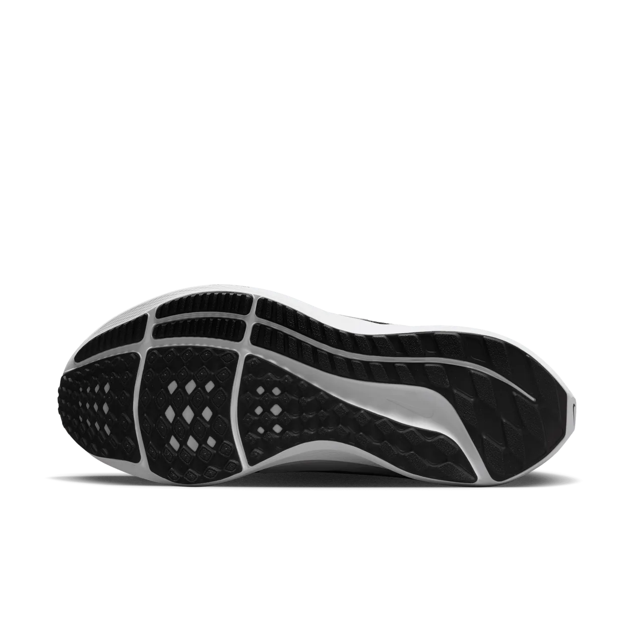 Nike Pegasus 40 Straßenlaufschuh (Herren, extraweit) - Schwarz