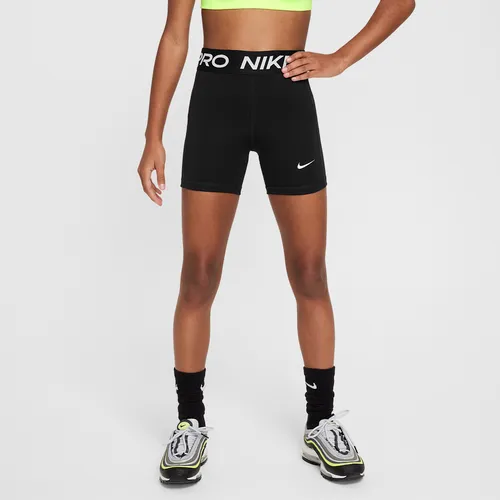 Nike Pro Leak Protection: Periodensichere Dri-FIT-Shorts für ältere Kinder - Schwarz