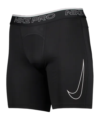 Nike Pro Short Schwarz Weiss F010