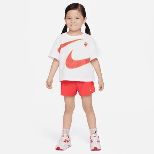 Nike Set aus T-Shirt und Shorts für Kleinkinder - Rot