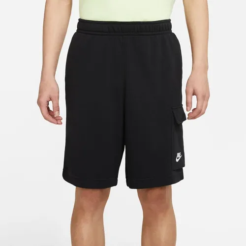 Nike Shorts Cargo NSW Club French Terry - Schwarz/Weiß