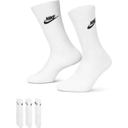 Nike Socken NSW Everyday Essential Crew 3er-Pack - Weiß/Schwarz