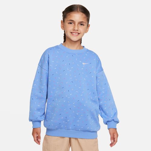 Nike Sportswear Club Fleece extragroßes Sweatshirt für ältere Kinder (Mädchen) - Blau
