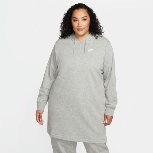 Nike Sportswear Club Fleece Hoodie-Kleid für Damen - Grau
