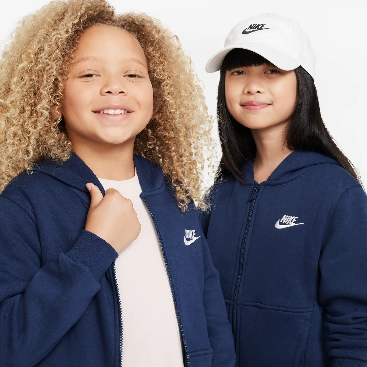 Nike Sportswear Club Fleece Kapuzenjacke für ältere Kinder - Blau