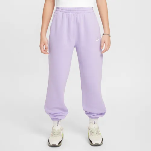 Nike Sportswear Club Fleece lockere Hose für ältere Kinder (Mädchen) - Lila