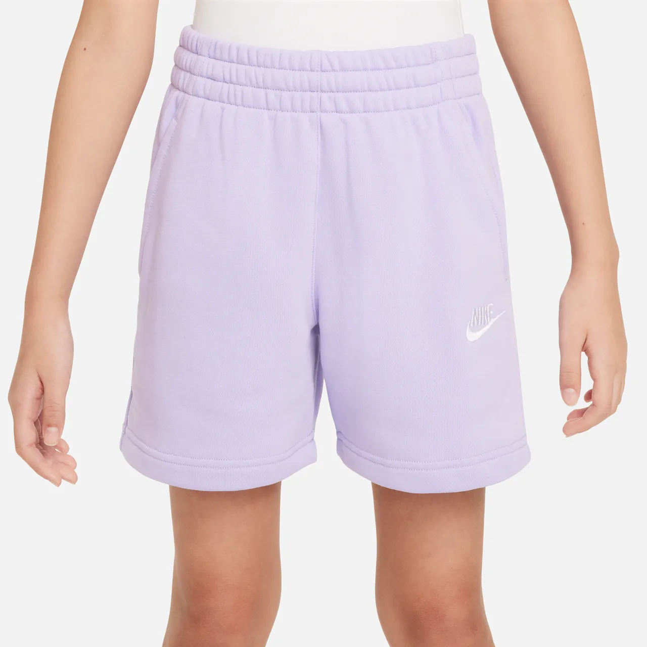 Nike Sportswear Club French-Terry-Shorts (12,5 cm) für ältere Kinder (Mädchen) - Lila