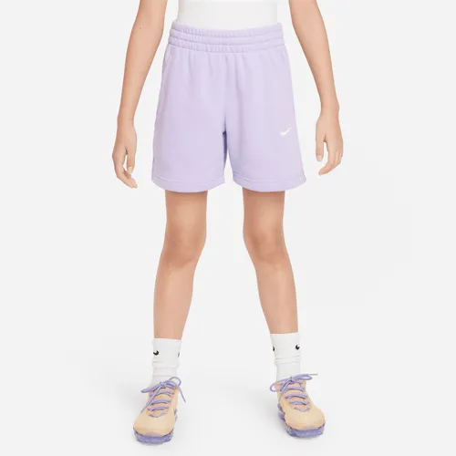 Nike Sportswear Club French-Terry-Shorts (12,5 cm) für ältere Kinder (Mädchen) - Lila