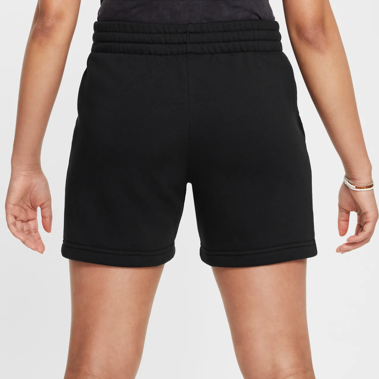 Nike Sportswear Club French-Terry-Shorts (12,5 cm) für ältere Kinder (Mädchen) - Schwarz
