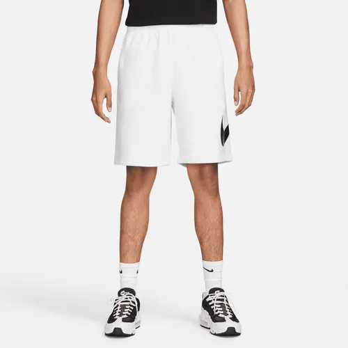 Nike Sportswear Club Herrenshorts mit Grafik - Weiß